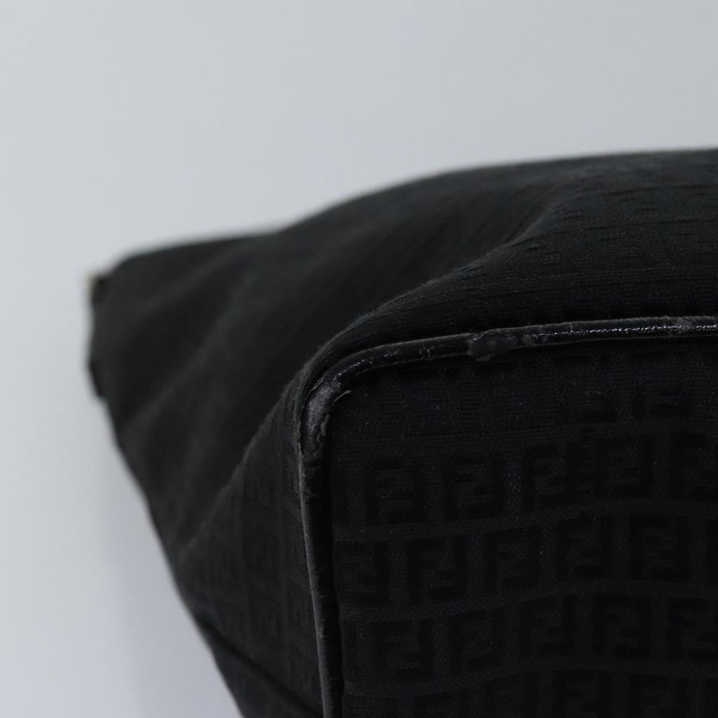 FENDI Zucchino Canvas Hand Bag Blackep4476