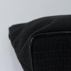 FENDI Zucchino Canvas Hand Bag Blackep4476