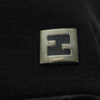 FENDI Zucchino Canvas Hand Bag Blackep4476