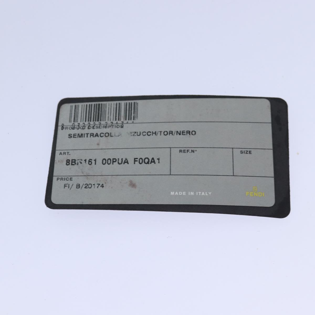 FENDI Zucchino Canvas Hand Bag Blackep4476