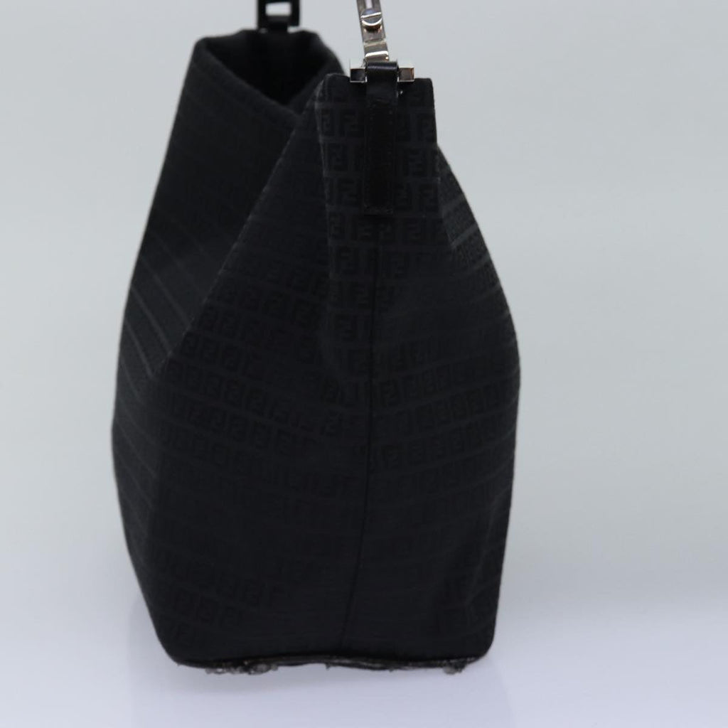 FENDI Zucchino Canvas Hand Bag Blackep4476