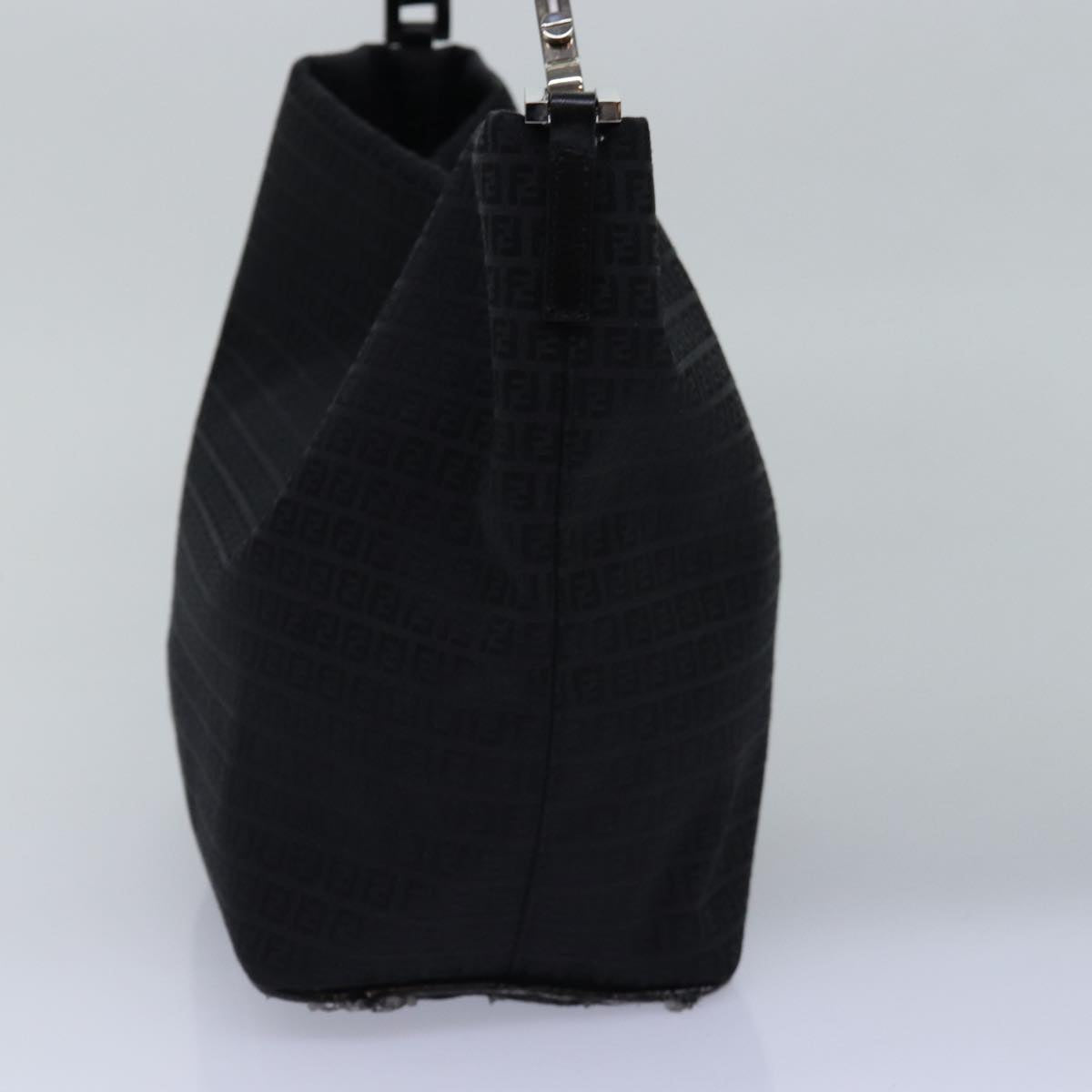 FENDI Zucchino Canvas Hand Bag Blackep4476