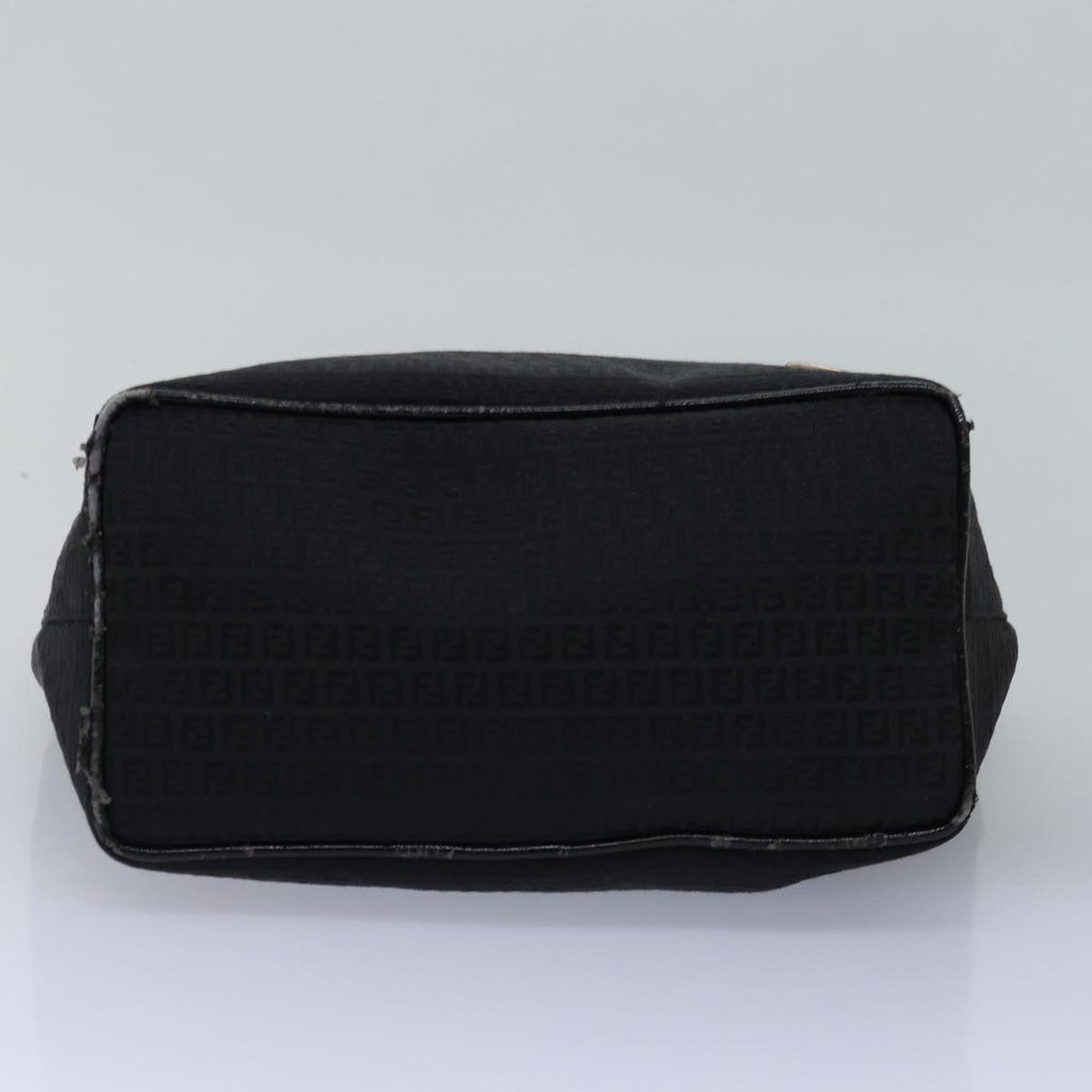 FENDI Zucchino Canvas Hand Bag Blackep4476