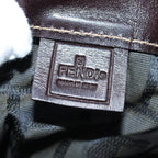 FENDI Zucca Canvas Tote Bag Black Brownep4488