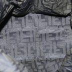 FENDI Zucca Canvas Tote Bag Black Brownep4488