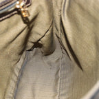 FENDI Zucca Canvas Shoulder Bag Black Brownep4502