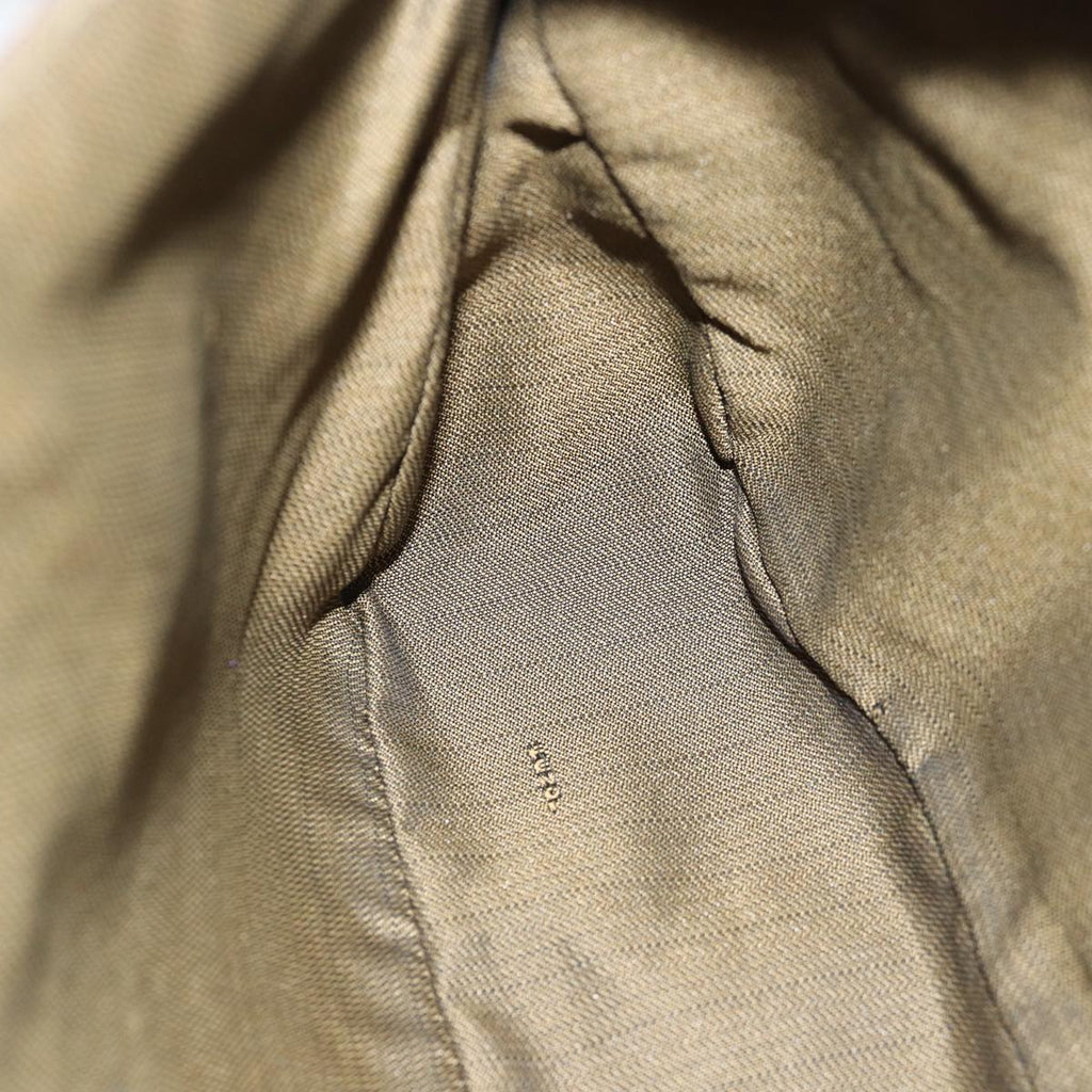 FENDI Zucca Canvas Shoulder Bag Black Brownep4502