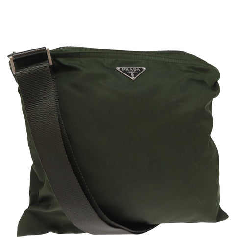 PRADA Shoulder Bag Nylon Khaki ep4551