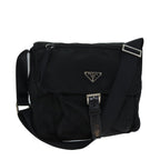 PRADA Shoulder Bag Nylon Black ep4583