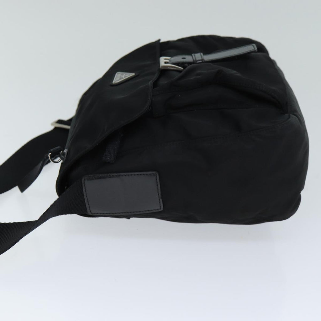PRADA Shoulder Bag Nylon Black ep4583