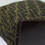 FENDI Zucca Canvas Tote Bag Brown Blackep4646