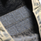 FENDI Zucca Canvas Tote Bag Brown Blackep4646