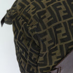 FENDI Zucca Canvas Tote Bag Brown Blackep4658