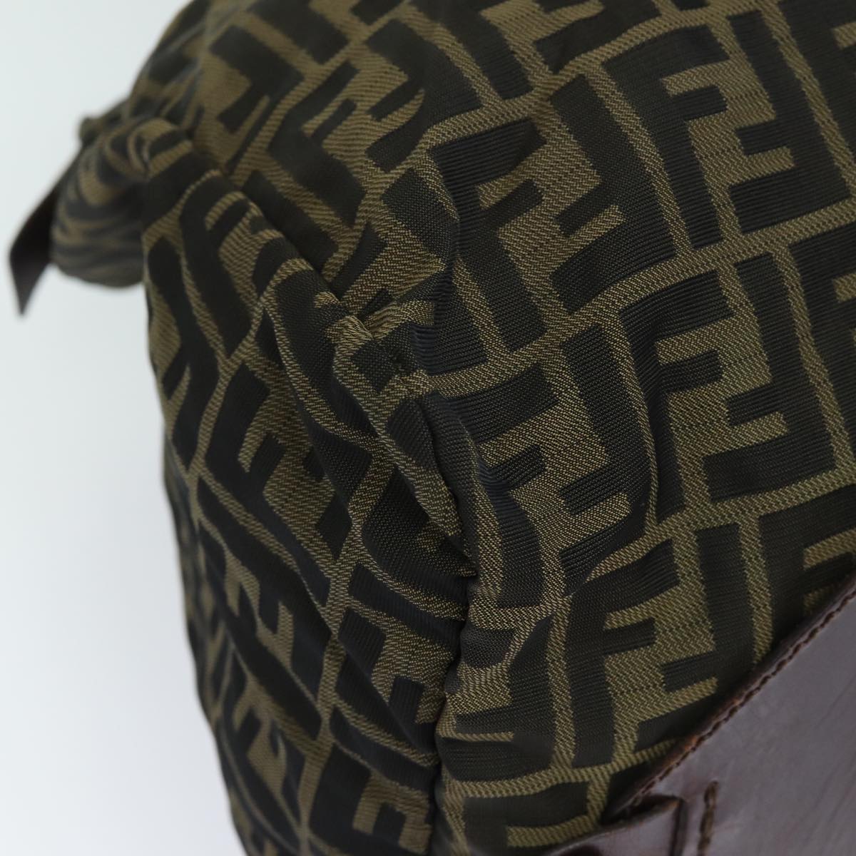 FENDI Zucca Canvas Tote Bag Brown Blackep4658