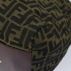 FENDI Zucca Canvas Tote Bag Brown Blackep4658