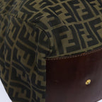 FENDI Zucca Canvas Tote Bag Brown Blackep4658