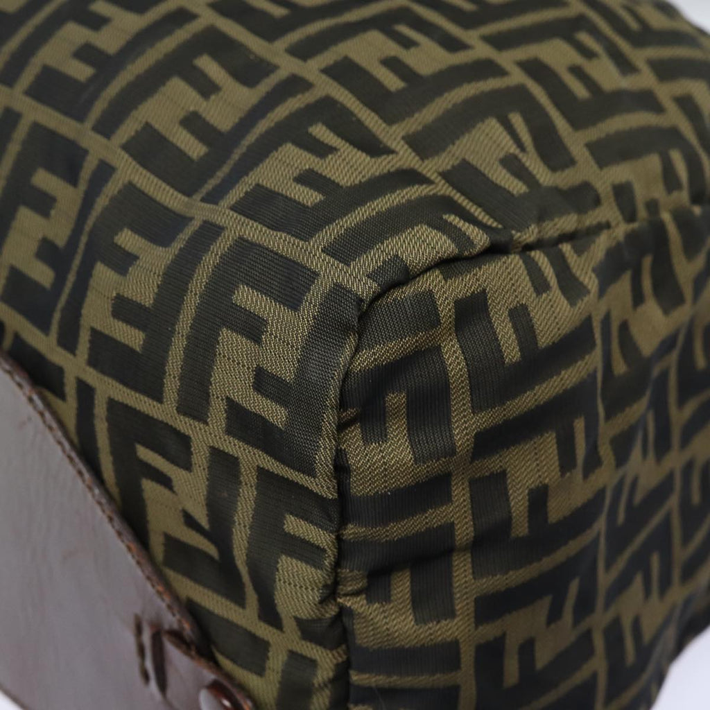 FENDI Zucca Canvas Tote Bag Brown Blackep4658
