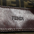 FENDI Zucca Canvas Tote Bag Brown Blackep4658