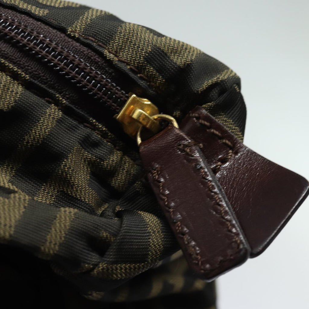 FENDI Zucca Canvas Tote Bag Brown Blackep4658
