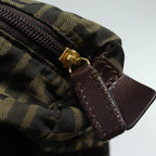 FENDI Zucca Canvas Tote Bag Brown Blackep4658