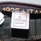FENDI Zucca Canvas Tote Bag Brown Blackep4658
