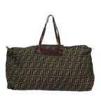 FENDI Zucca Canvas Tote Bag Brown Blackep4658