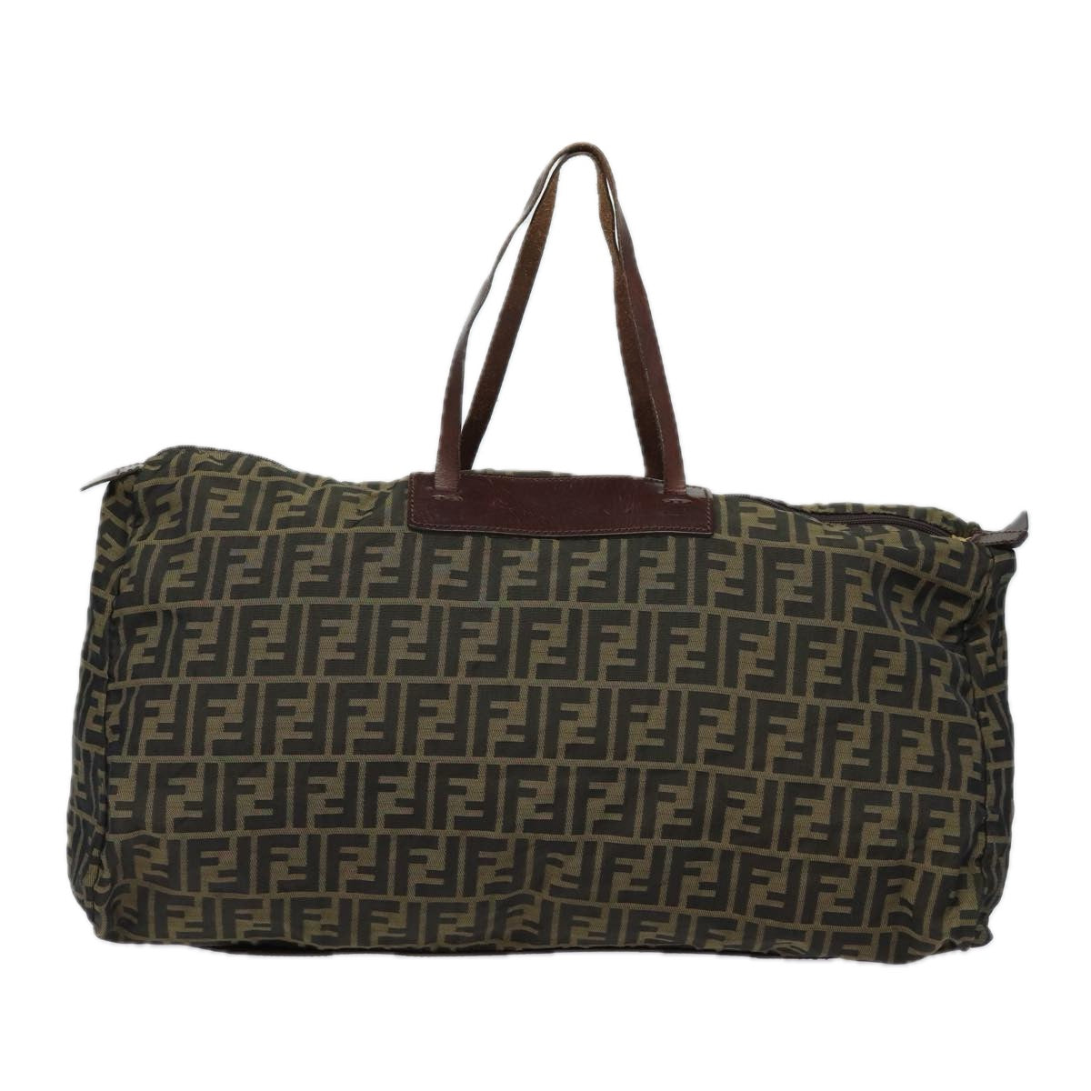 FENDI Zucca Canvas Tote Bag Brown Blackep4658