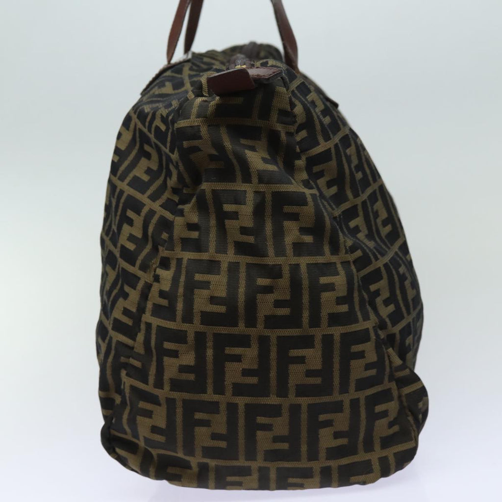FENDI Zucca Canvas Tote Bag Brown Blackep4658