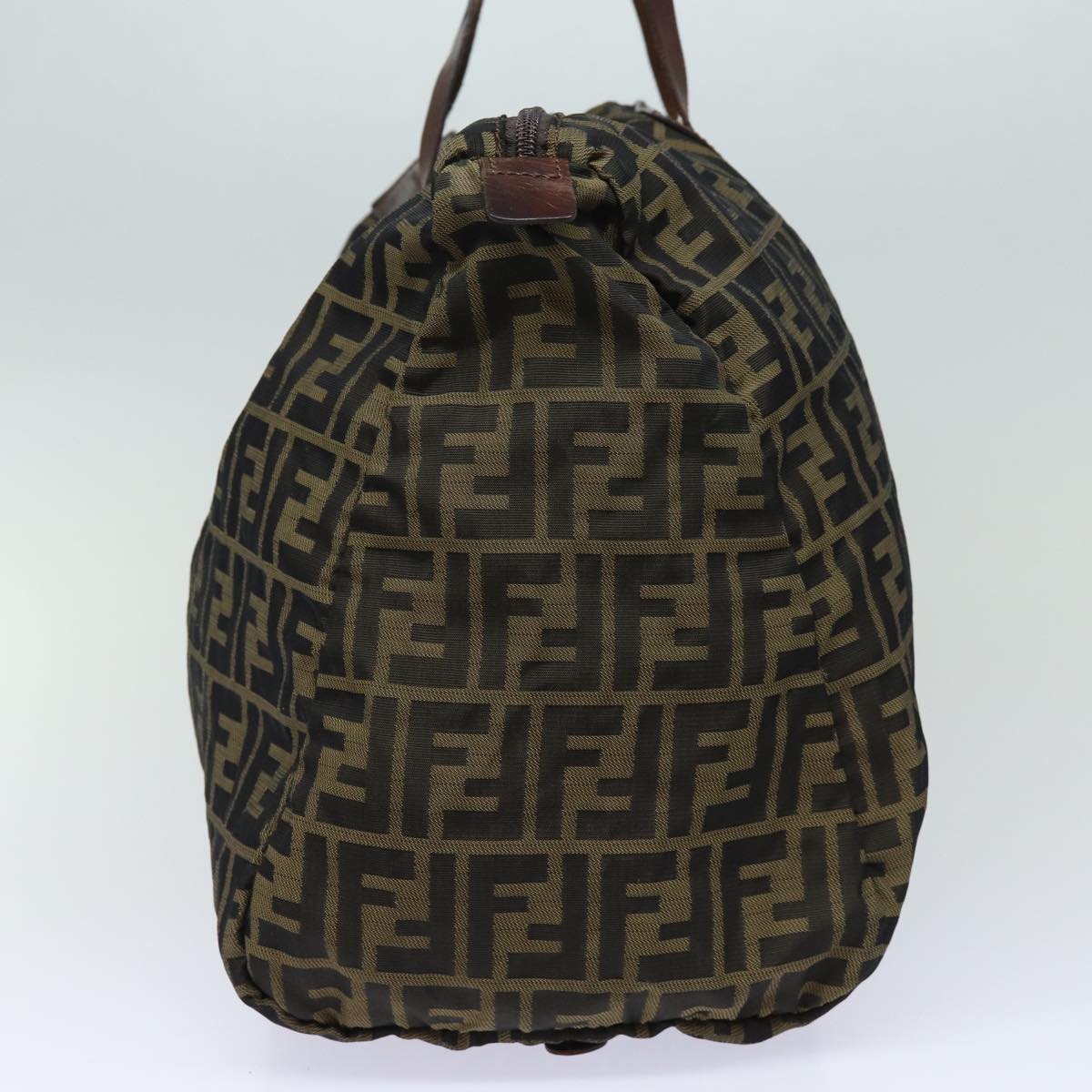 FENDI Zucca Canvas Tote Bag Brown Blackep4658
