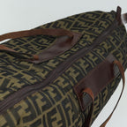 FENDI Zucca Canvas Tote Bag Brown Blackep4658