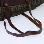 FENDI Zucca Canvas Tote Bag Brown Blackep4658