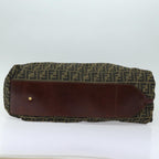 FENDI Zucca Canvas Tote Bag Brown Blackep4658