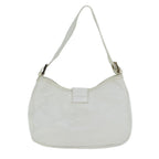 FENDI Mamma Baguette Shoulder Bag Leather Whiteep4700