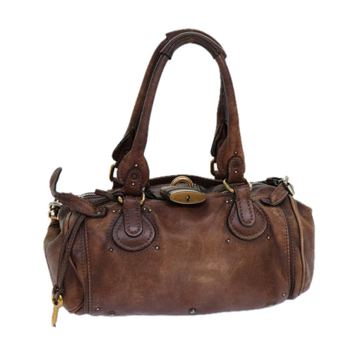 Chloe Paddington Shoulder Bag Leather Brown ep4746