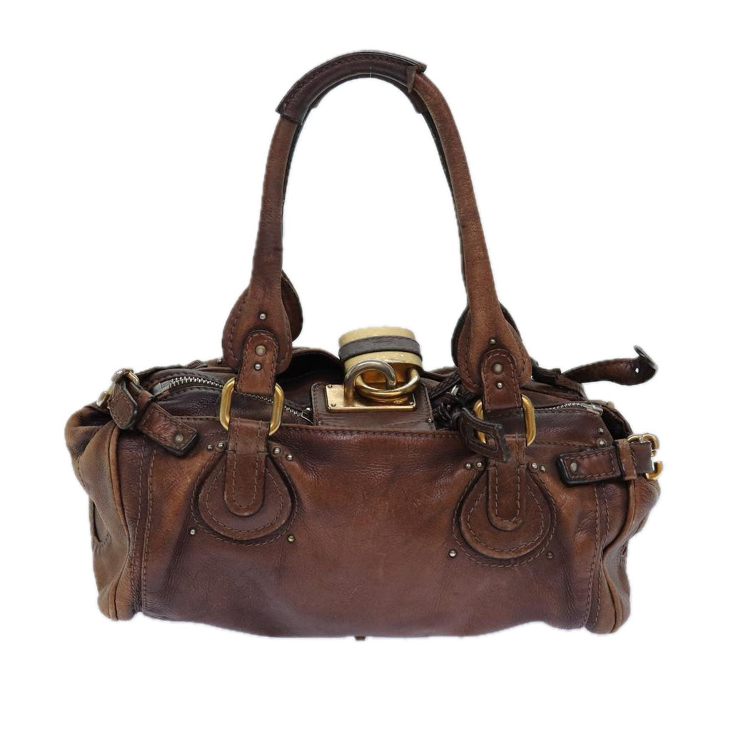 Chloe Paddington Shoulder Bag Leather Brown ep4746