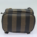 FENDI Pecan Canvas Backpack Brown Blackep4748