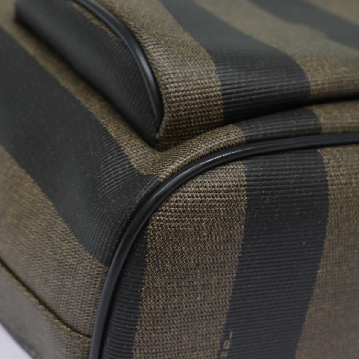 FENDI Pecan Canvas Backpack Brown Blackep4748