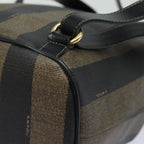 FENDI Pecan Canvas Backpack Brown Blackep4748