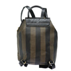 FENDI Pecan Canvas Backpack Brown Blackep4748