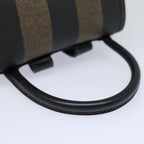 FENDI Pecan Canvas Backpack Brown Blackep4748