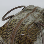 FENDI Zucca Canvas Boston Bag Enamel Brownep4754
