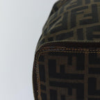FENDI Zucca Canvas Tote Bag Brown Blackep4787