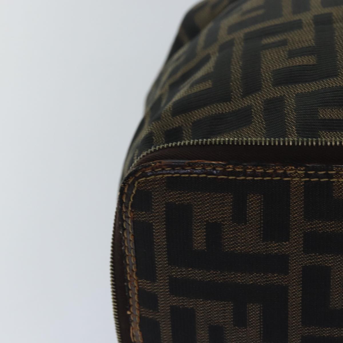 FENDI Zucca Canvas Tote Bag Brown Blackep4787