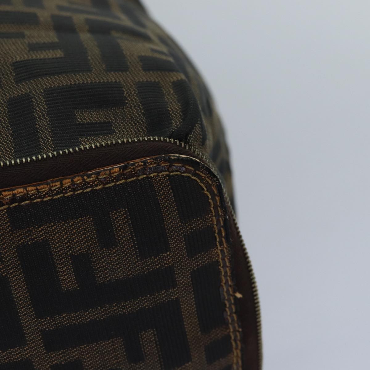 FENDI Zucca Canvas Tote Bag Brown Blackep4787