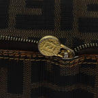 FENDI Zucca Canvas Tote Bag Brown Blackep4787