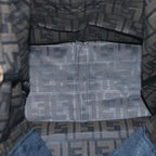 FENDI Zucca Canvas Tote Bag Brown Blackep4787
