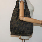 FENDI Zucca Canvas Tote Bag Brown Blackep4787