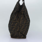FENDI Zucca Canvas Tote Bag Brown Blackep4787