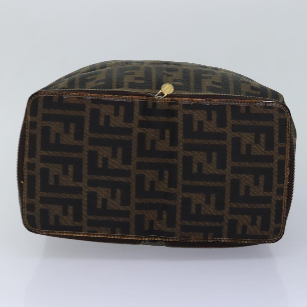 FENDI Zucca Canvas Tote Bag Brown Blackep4787