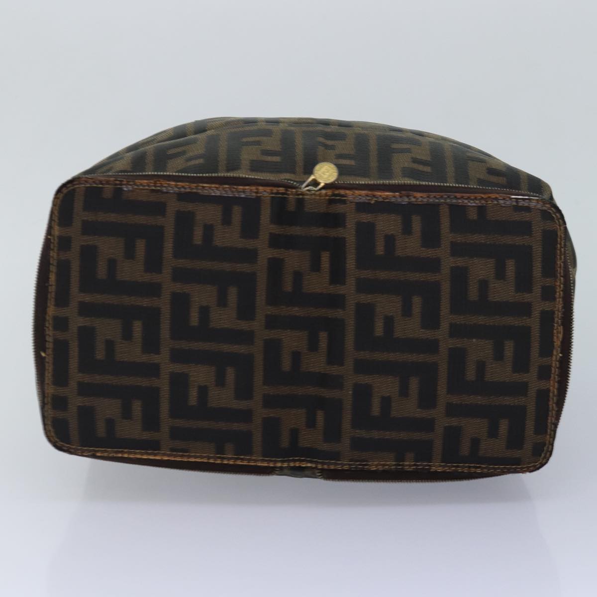 FENDI Zucca Canvas Tote Bag Brown Blackep4787